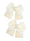 TakTakBaby Set of Kids Hair Clips with Rubber Band Multicolour in Pink Color 2pcs