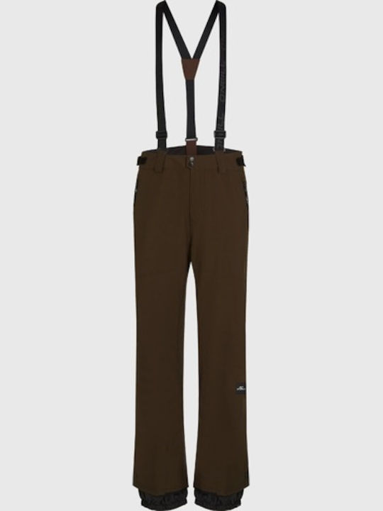 O'Neill 255145-17032 Men's Dungarees for Ski & Snowboard Brown
