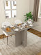 Сгъваема Трапезна Маса Mdflam 133x75x75 См Сив Пепел