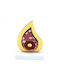 Makwedding Tabletop Lucky Charm Home Red Ceramic 1pcs
