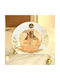 LiebeQueen Handmade Lucky Charm Boat Gold made of Wood 1pcs