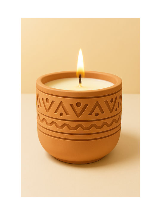 Handmade Brown Soy Candle Jar – Butter Caramel Scent – Ousia Creations