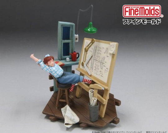 Studio Ghibli Porco Rosso Fio Stretches 1/48 Modeling Set