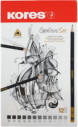 Kores Bleistift Grafitos Art 12er Metalletui Knstlerset Sortiert In Unterschiedlichen Hrtegraden 1 Stck Bb92162 Kores Bleistift Grafitos Art 12er Metalletui Knstlerset Sortiert In Unterschiedlichen Hrtegraden 1 Stck Bb92162