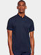 Polo Kurzarmbluse Marineblau