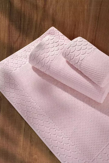Set of 3 Soft Pink Bath Towels
