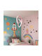 Trend Pink Led Ceiling Light Shark Modern Design Kids Rooms-25 × 25 × 80 Cm