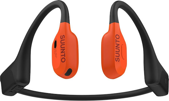 Suunto Wing 2 Knochenleitung Bluetooth-Freisprecheinrichtung Kopfhörer mit Schweißresistenz und Ladeetui Orange