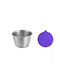 Pandaboo Inox Lunch Box Purple 70ml