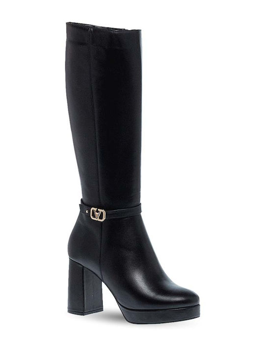 Leather Women's Boots Black