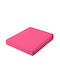 Kotonia Home Cearșaf King Size cu Elastic 180x200+20cm. Fuchsia
