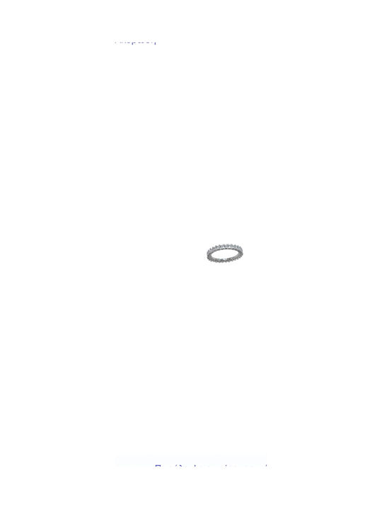 Damentlicher Silber Ewigkeitsring mit Zirkon