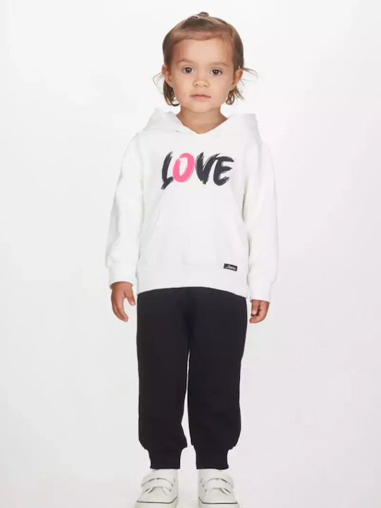 Joyce Kids Sweatpants Set White