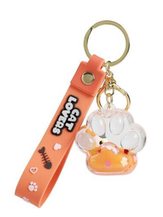 I-total Ключодържател Bubble Paw Оранжев Xl2795b