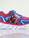 Kids Sneakers with Scratch & Lights Red