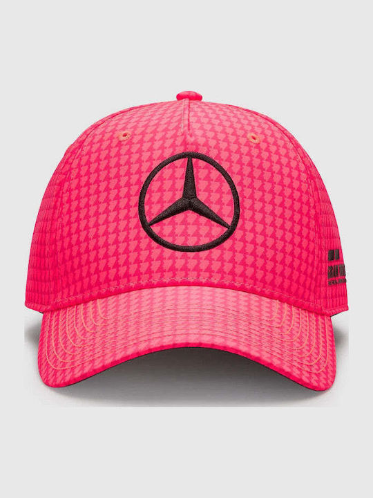 Mercedes Team Lewis Hamilton Col Fahrer Baseball Cap Neon Rosa 2023