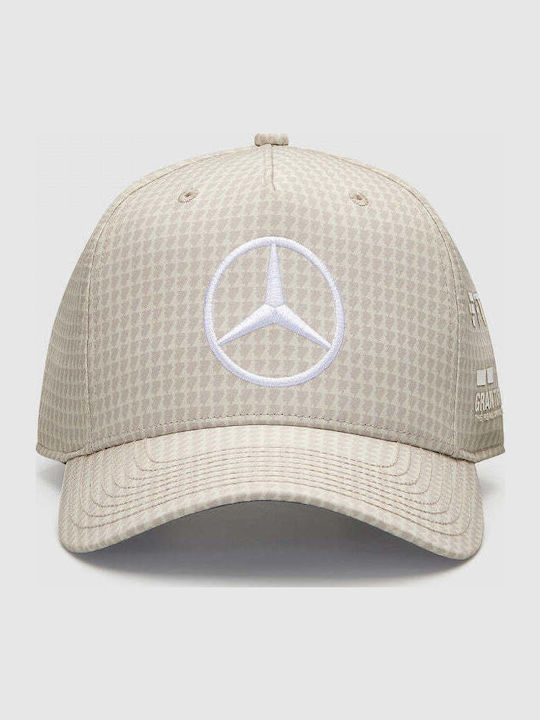 Mercedes Team Lewis Hamilton Col Driver Baseball Cap Natural 2023