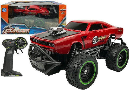 Lean Toys Remote Control Teleghidat Mașină Roșu