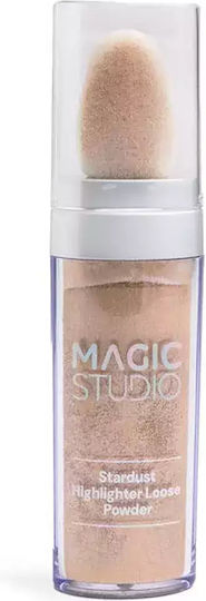 Idc Magic Studio Stardust Highlighter Loose Powder Γκλίτερ Προσώπου & Σώματος 9,6gr 02 Gold