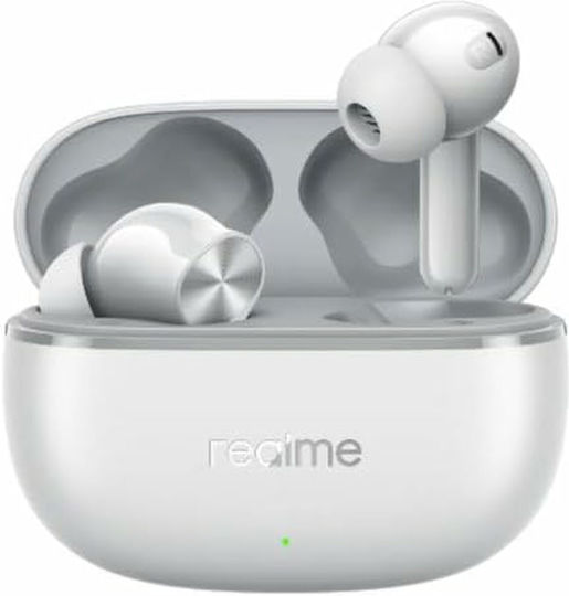 Realme Buds T200 Lite Bluetooth Handsfree Earphones with Sweat Resistance and Charging Case Storm Grey