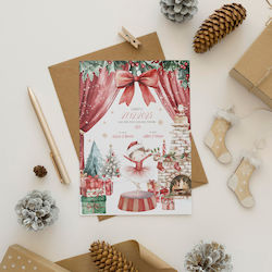 Invitație De Botez Twenty2twins Chr07b