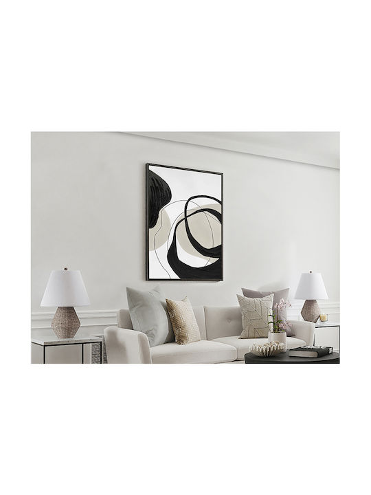 Actio I 386548 – Acrylic Painting 80x120cm Black Frame