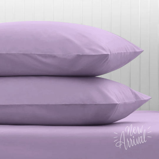 Isadore Lorraine Love Your Bed Σετ Μαξιλαροθήκες Λιλά 50x70εκ.