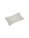 Bean Bag Bolster Poof Recycled Beige 65x38x20cm