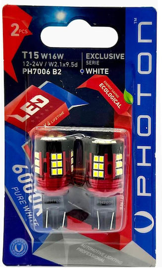 Photon Лампи Автомобила T15 / W16W LED 12-24V 1бр