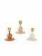 Beauty Home Металик Кандилник Сьомон 8.5x9.5см