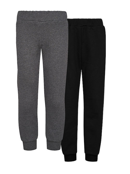 Kids Sweatpants Set Black 2pcs