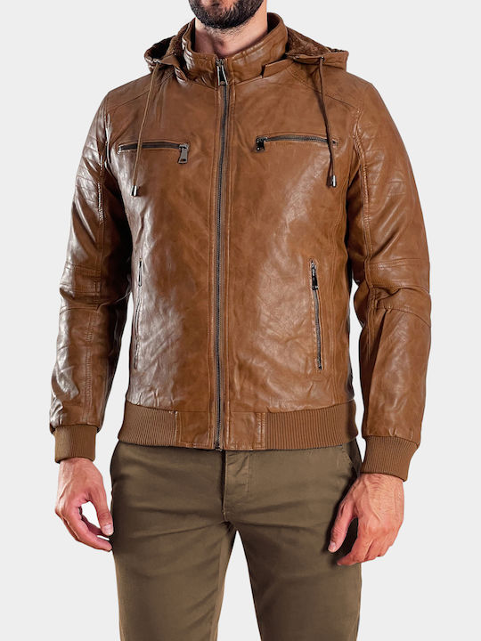 3Guys Jacke Braun