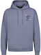 Sweatshirt with Hood Blue