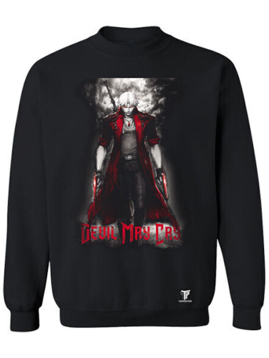 Суитшърт Тениска За Възрастни Takeposition Devil May Cry Черен