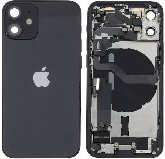 Πίσω Κάλυμμα Μικρά Ανταλλακτικά Iphone 12 Μαύρο