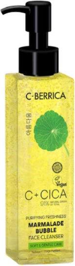 Natura Siberica C+Cica C-Berrica Marmelade Blasen Gesicht Reiniger Gel Gesichtsreiniger mit Feuchtigkeitsspendende & Aufhellung Wirkung 150ml