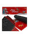 Ruhhy Christmas Tablecloth Runner Plush Red L160xW50cm.
