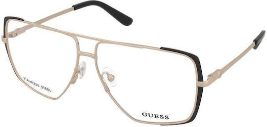 Guess Weiblich Metallisch Brillenrahmen Gold GU50248 002