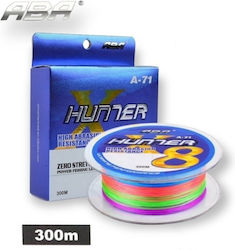 Fishing Filament ABA Hunter 300m 8x Multicolor