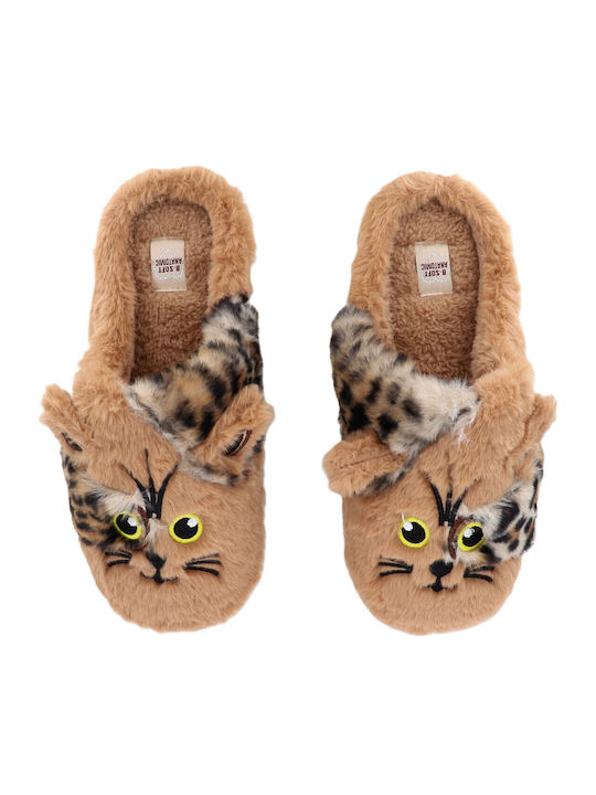 Winter Women's Slippers Beige