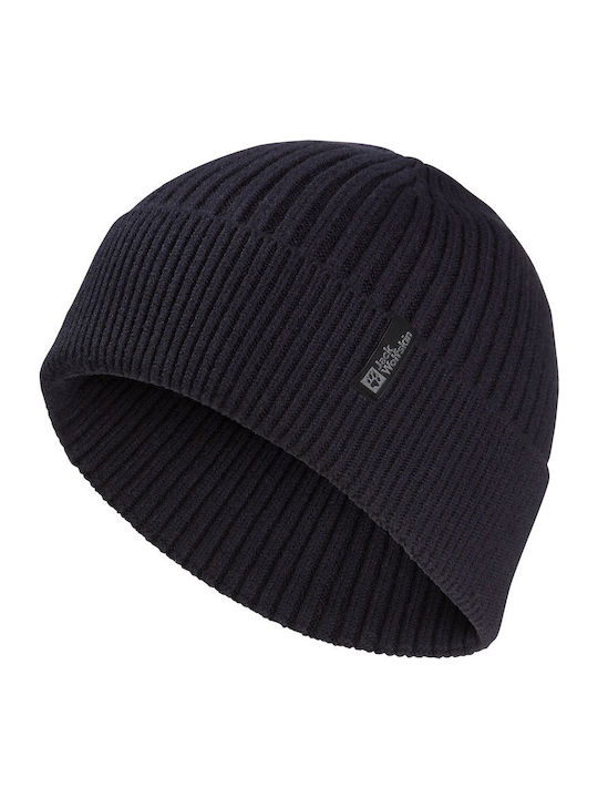 Beanie Unisex Σκούφος Πλεκτός σε Navy Μπλε χρώμα