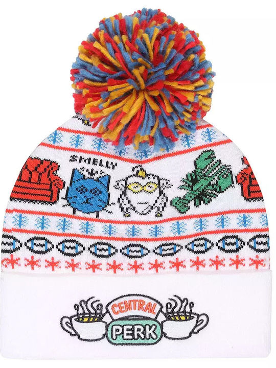 Beanie Unisex Beanie Gestrickt in Weiß Farbe
