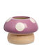 Fankon Flowers Planter Ceramic Multicolour 14x10cm.