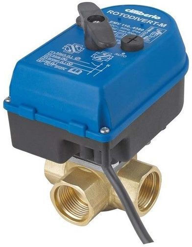 Valve Diverter Cimberio 1" Three-Way Electric Motor
