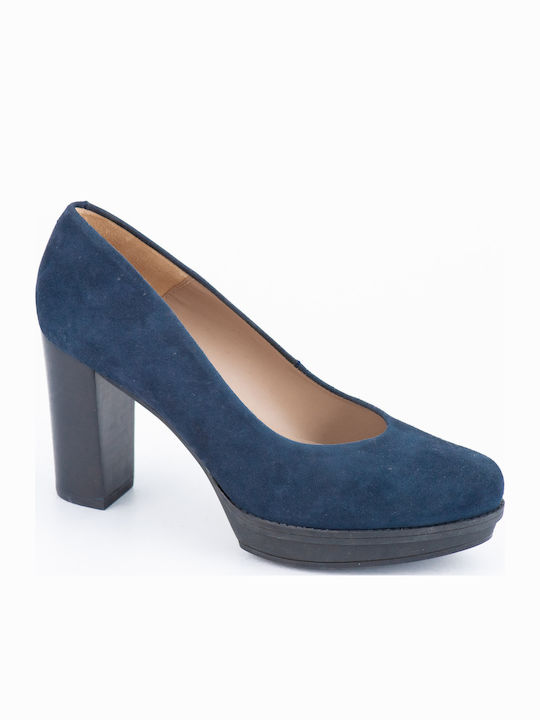 Navy Blue High Heels