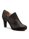 Leder Stiefeletten Damen Gray