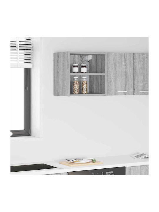 Wall Kitchen Cabinet with Grey Countertop 40x29.5x40cm
