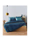 Kentia Duvet Cover Queen 220x240 Ivanna Blue