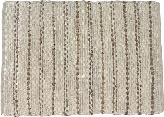 Melinen Margot Summer Jute Runner Rug Ecru 60x90cm