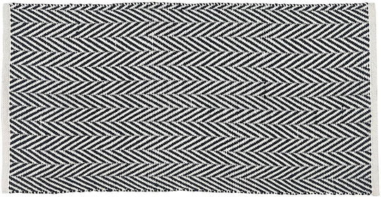 Melinen Kindra Rug Rectangular Summer Cotton Black